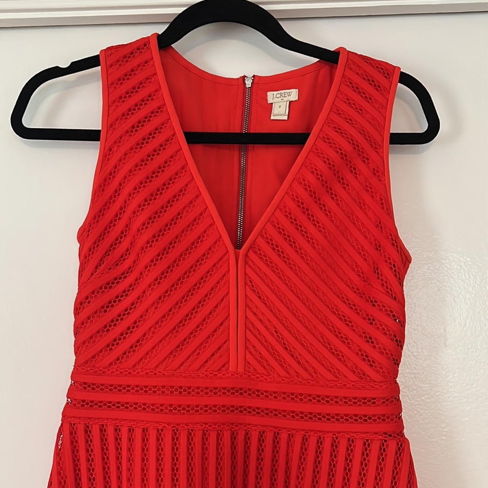JCrew Size 0 Red Dress - Picture 2 of 3